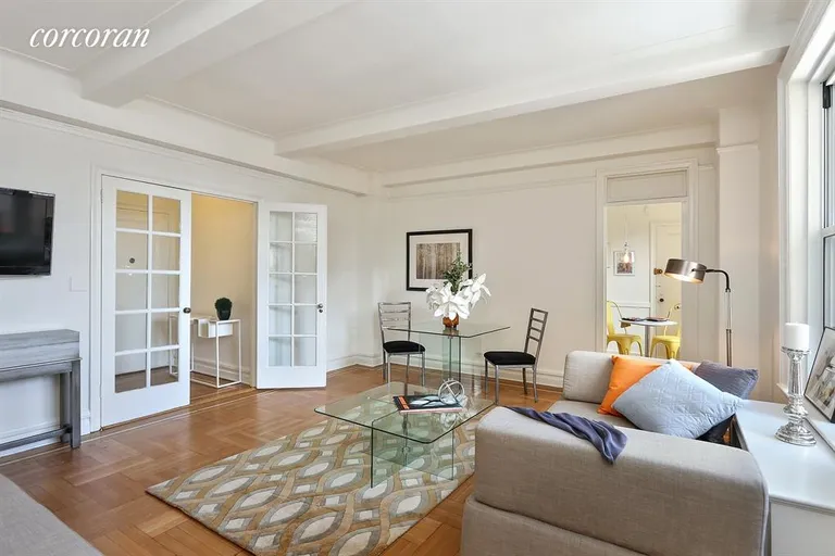 New York City Real Estate | View 310 West 106th Street, 9E | Living Room / Dining Room | View 2