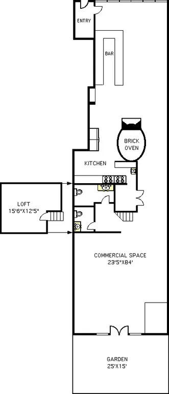 232 North 12th Street, COMMERCIAL | floorplan | View 9