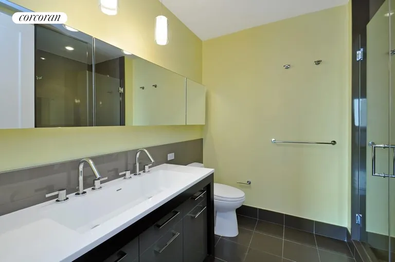 New York City Real Estate | View 125 North 10th Street, S4D | Double sized sink in the master bath | View 3