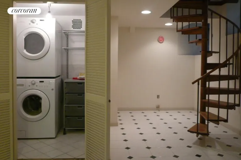 New York City Real Estate | View 38 West 69th Street, C | rec room washer/dryer | View 5