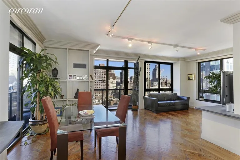New York City Real Estate | View 100 United Nations Plaza, 20G | 2 Beds, 3 Baths | View 1