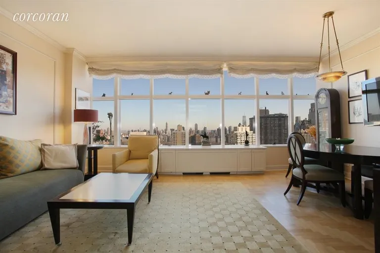 New York City Real Estate | View 160 West 66th Street, 39F | 1 Bed, 2 Baths | View 1
