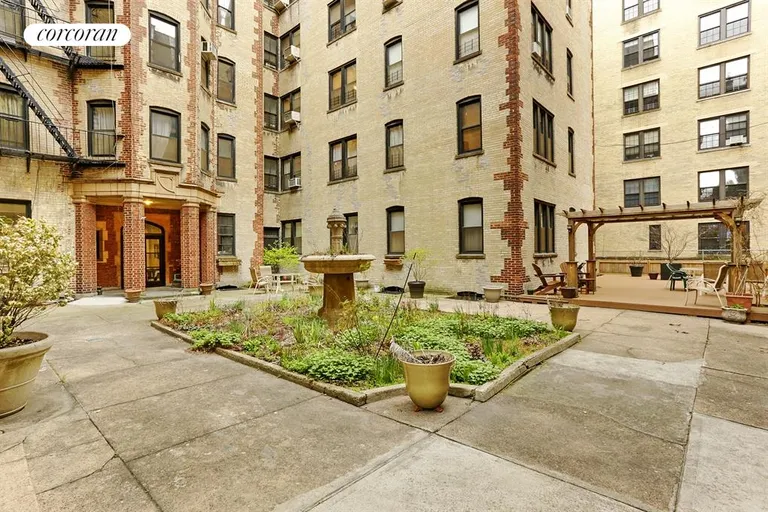 New York City Real Estate | View 78 8th Avenue, 5K | Common Courtyard and Garden | View 8