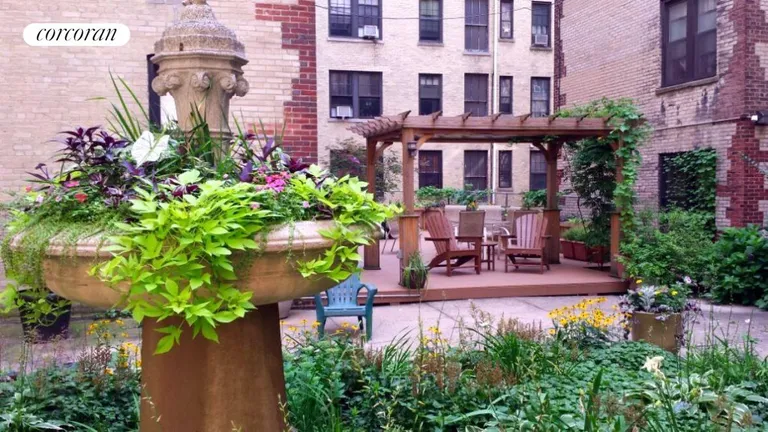 New York City Real Estate | View 78 8th Avenue, 5K | Common Courtyard and Garden | View 10