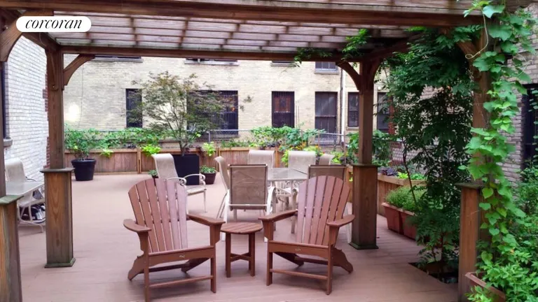 New York City Real Estate | View 78 8th Avenue, 5K | Common Courtyard and Garden | View 12