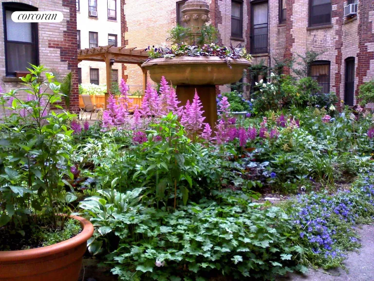 New York City Real Estate | View 78 8th Avenue, 5K | Common Courtyard and Garden | View 11