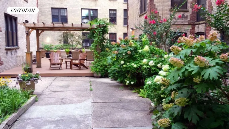 New York City Real Estate | View 78 8th Avenue, 5K | Common Courtyard and Garden | View 9