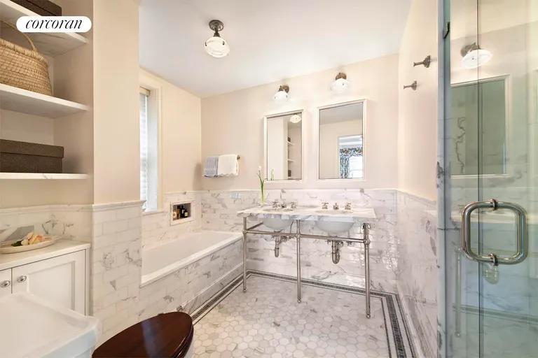 New York City Real Estate | View 40 West 77th Street, 6B | Master Bath by Waterworks. Separate stall shower; | View 5