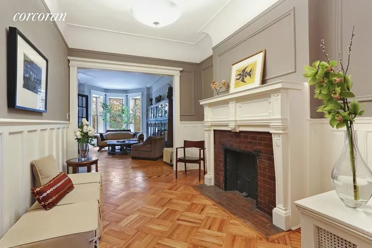 New York City Real Estate | View 209 Ocean Avenue | Parlor gallery that connects to the dining room | View 2