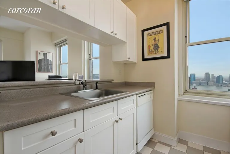 New York City Real Estate | View 88 Greenwich Street, 3401 | Kitchen | View 2