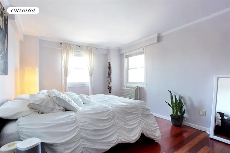 New York City Real Estate | View 191 Willoughby Street, 10G | Bedroom w/2 windows 2 closets | View 4