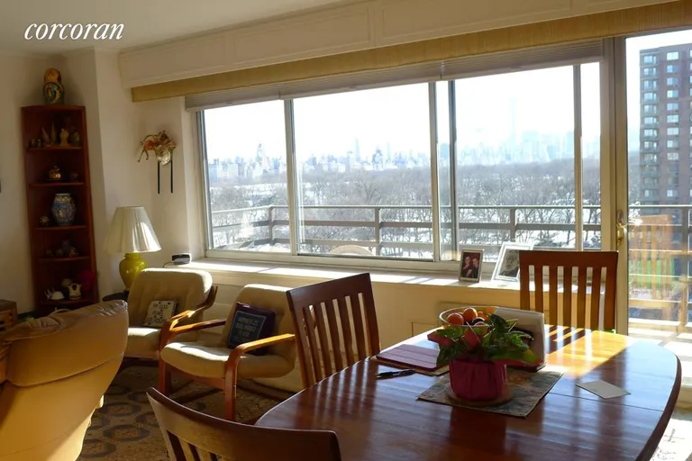 New York City Real Estate | View 400 Central Park West, 12N | Sunny dining alcove | View 3