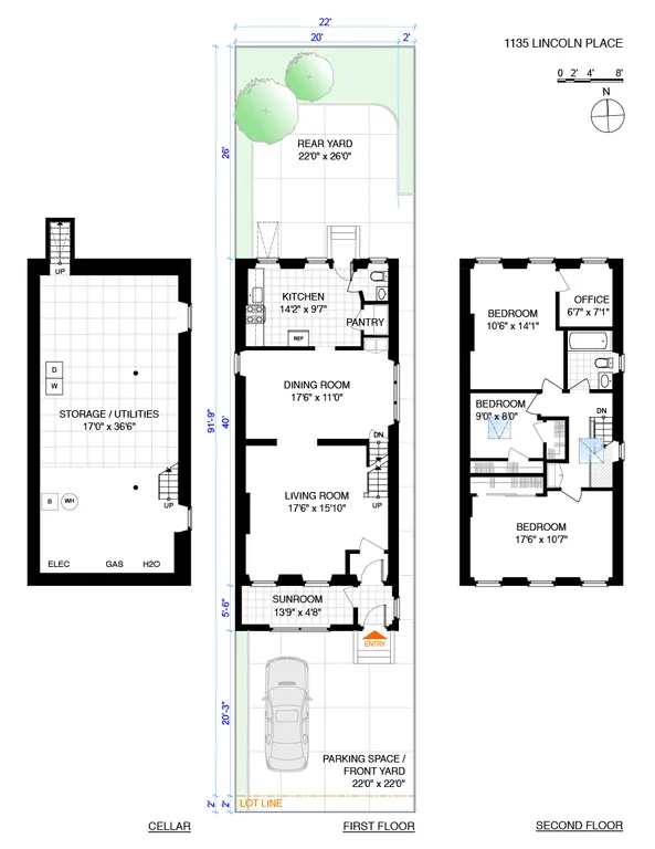 1135 Lincoln Place | floorplan | View 4