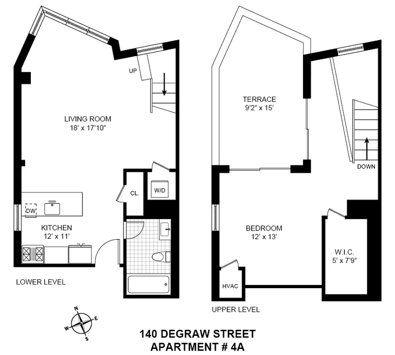140 Degraw Street, 4A | floorplan | View 14