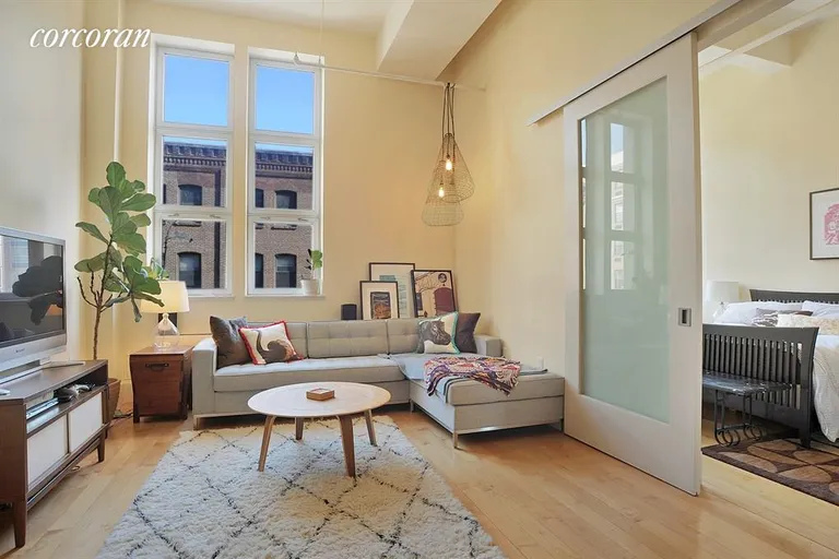 New York City Real Estate | View 55 Berry Street, 3D | 1.5 Beds, 1 Bath | View 1