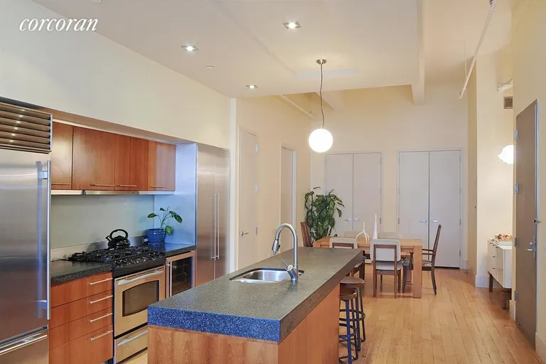 New York City Real Estate | View 55 Berry Street, 3D | Kitchen / Dining Room | View 2