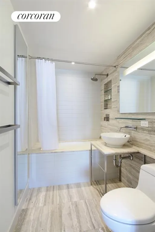 New York City Real Estate | View 322 West 57th Street, 53U | Bathroom | View 4