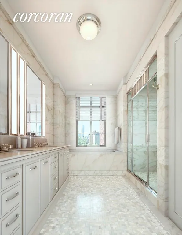 New York City Real Estate | View 140 West 12th Street, PH8 | Marble mosaic floors with radiant heat  | View 3