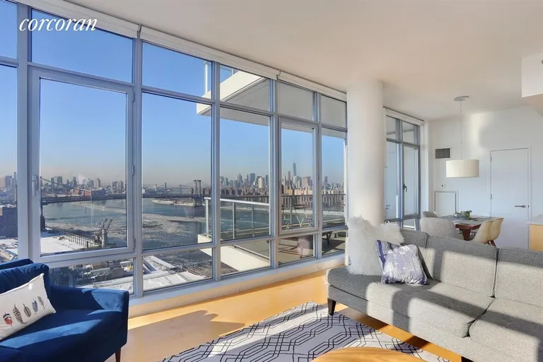New York City Real Estate | View 1 NORTHSIDE PIERS, PH7 | 2 Beds, 1 Bath | View 1