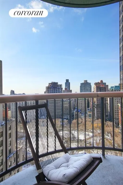 New York City Real Estate | View 45 East 25th Street, 26A | Balcony Over Madison Square Park! | View 4