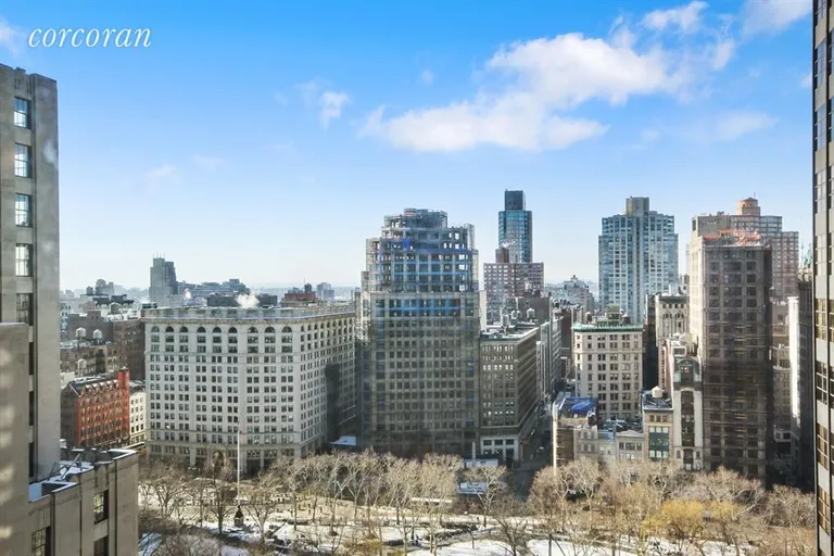 New York City Real Estate | View 45 East 25th Street, 26A | Open View of Park and West Skyline! | View 2