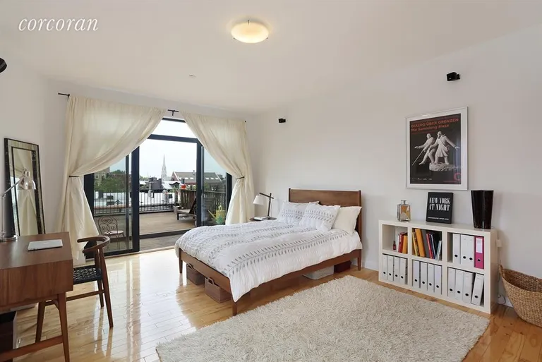 New York City Real Estate | View 172 Sterling Place, 7 | Master Bedroom & Private Terrace | View 3