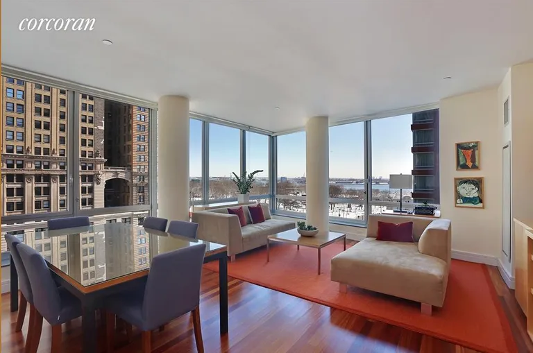 New York City Real Estate | View 30 West Street, 7E | 3 Beds, 3 Baths | View 1