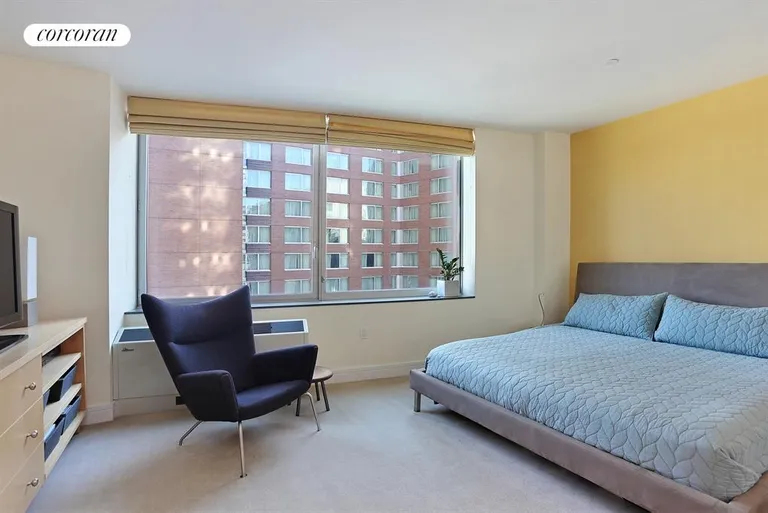 New York City Real Estate | View 30 West Street, 7E | Master Bedroom | View 4