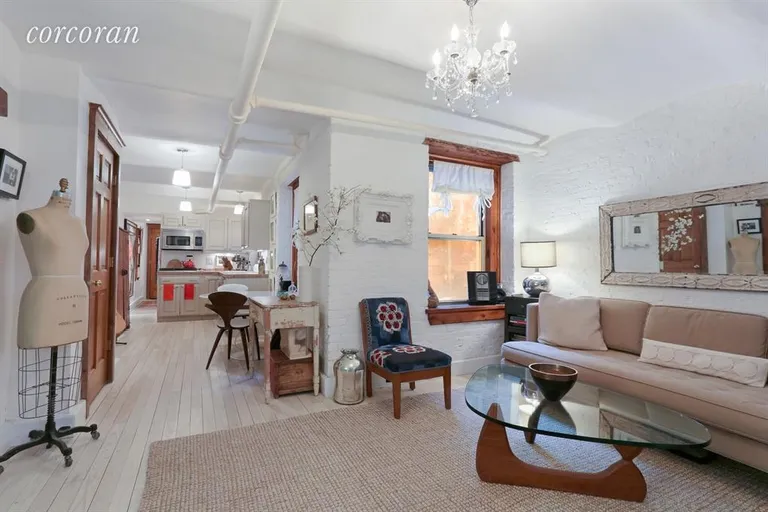 New York City Real Estate | View 71 Barrow Street, 20 | Living Room (reverse view) | View 2