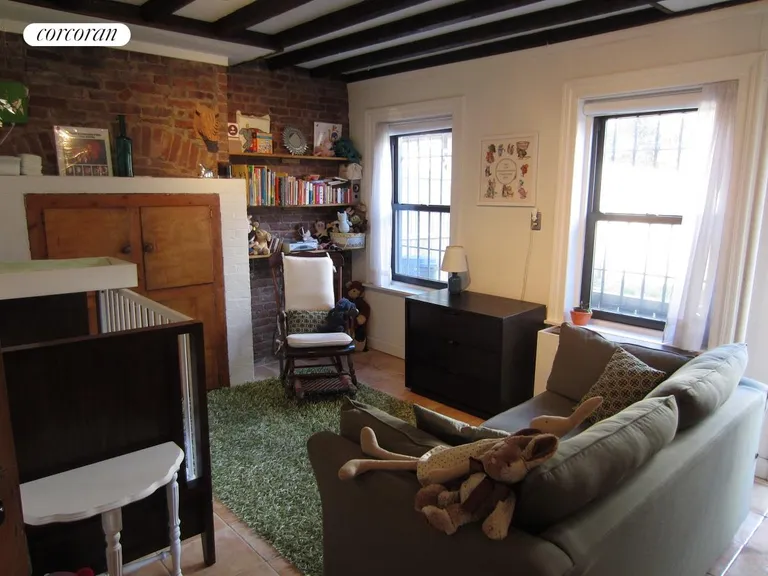 New York City Real Estate | View 365 Bergen Street, GDN | Large bedroom facing the private garden | View 5