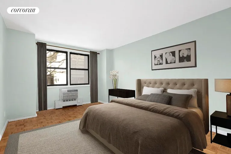 New York City Real Estate | View 145 East 15th Street, 2A | X-large master bedroom with a wall of closets. | View 5