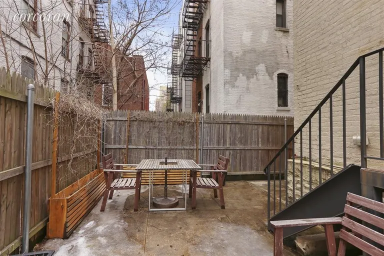 New York City Real Estate | View 226 Saint James Place, 1R | Back Yard | View 9