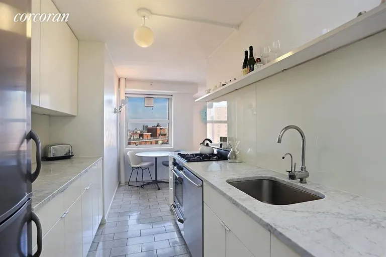 New York City Real Estate | View 501 West 123rd Street, 13D | Beautifully renovated eat in Kitchen | View 2