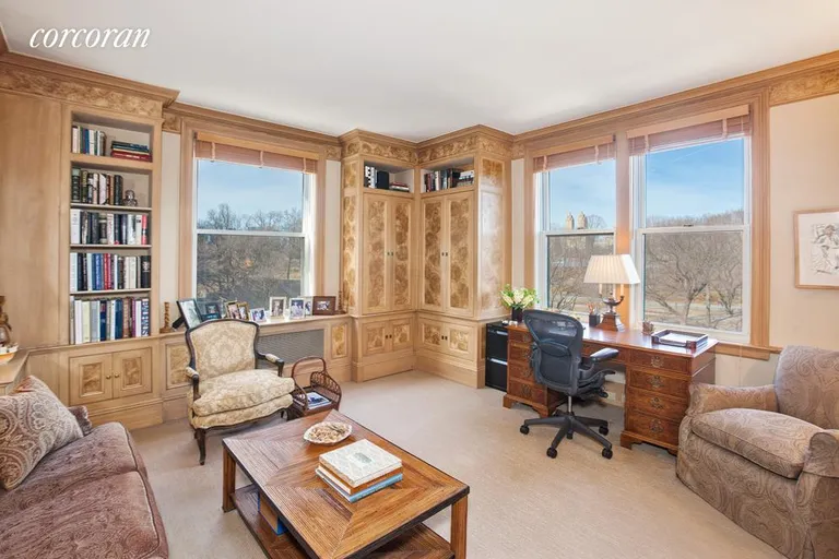 New York City Real Estate | View 1150 Fifth Avenue, 6B | Library | View 2