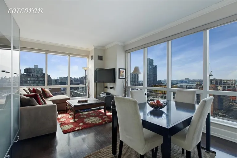New York City Real Estate | View 350 West 42Nd Street, 16L | 2 Beds, 2 Baths | View 1