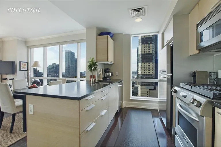 New York City Real Estate | View 350 West 42Nd Street, 16L | Kitchen | View 2
