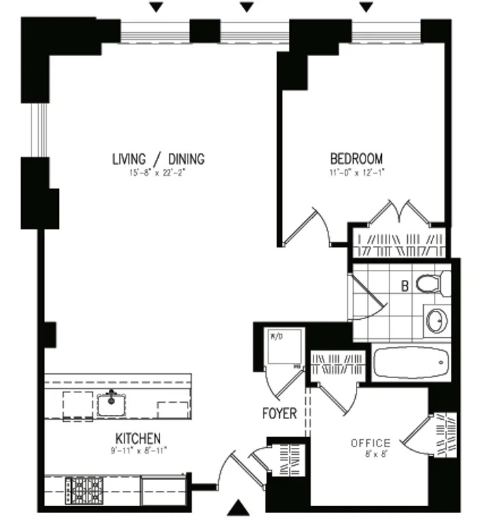 1 Hanson Place, 12B | floorplan | View 13