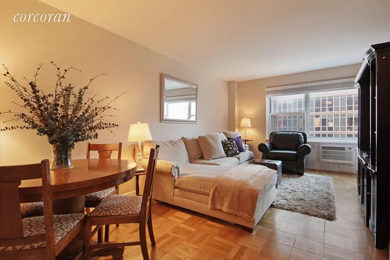 New York City Real Estate | View 251 East 51st Street, 7D | Living Room / Dining Room | View 2