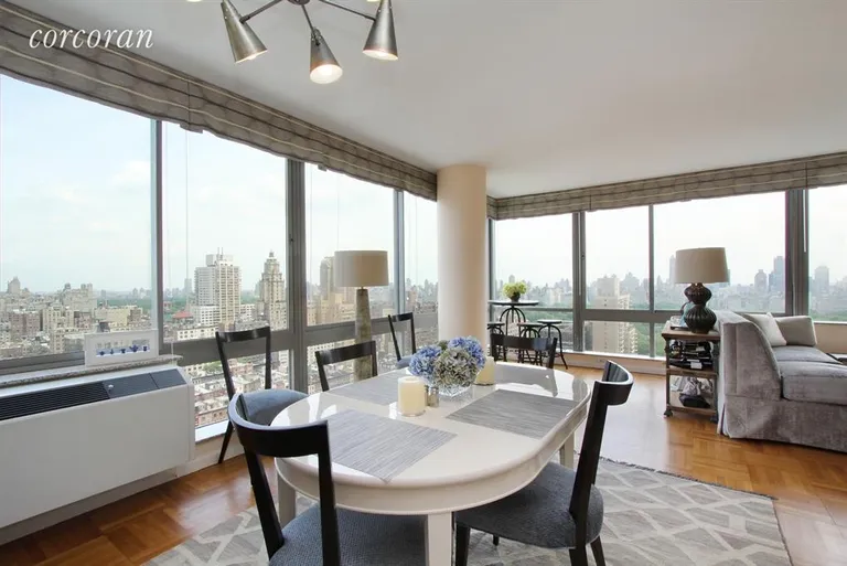 New York City Real Estate | View 111 West 67th Street, 30E | Living Room / Dining Room | View 2