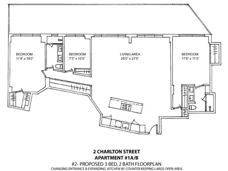 2 Charlton Street, 1AB | floorplan | View 12