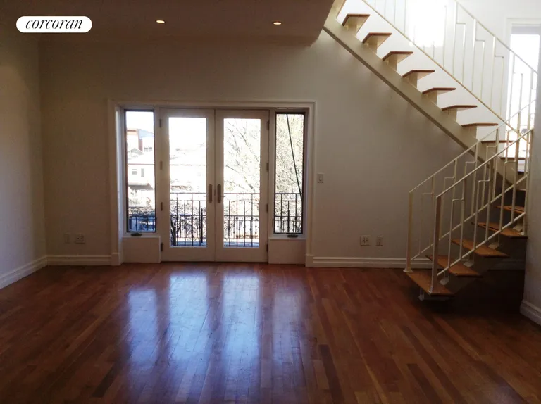 New York City Real Estate | View 440A 13th Street, B | Doors lead to front balcony | View 3