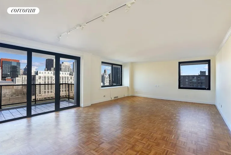 New York City Real Estate | View 531 Main Street, 1802 | living room, dining area  | View 10