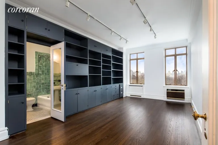 New York City Real Estate | View 145 Central Park West, 7E | Large bedroom with open Central Park views | View 5