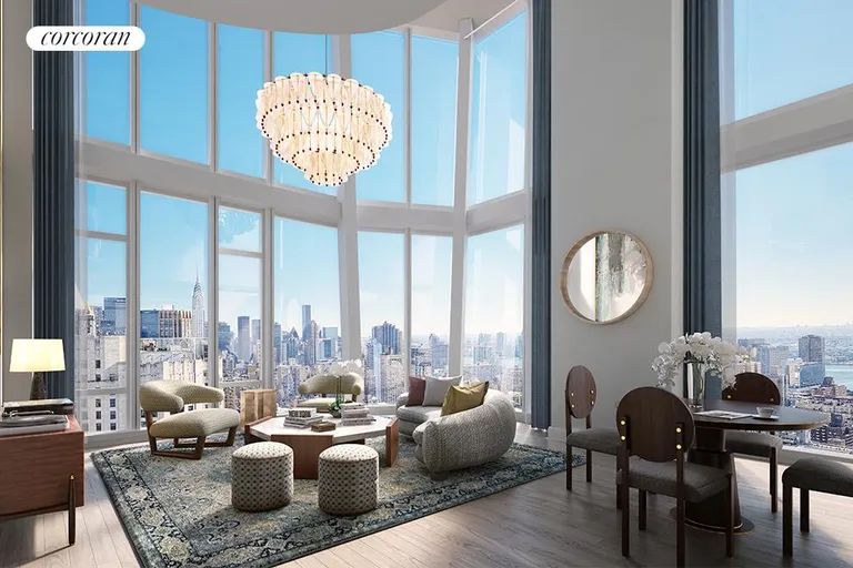 New York City Real Estate | View 45 East 22nd Street, 46B | 2 Beds, 2 Baths | View 1