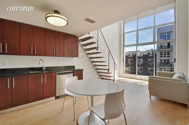New York City Real Estate | View 57-59 Maspeth Avenue, 3D | Kitchen / Living Room | View 4