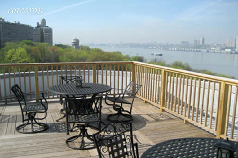 New York City Real Estate | View 214 Riverside Drive, 311 | Common Area Roof Top Deck | View 12