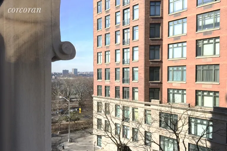 New York City Real Estate | View 214 Riverside Drive, 311 | Northwest View from Juliette Balcony | View 8