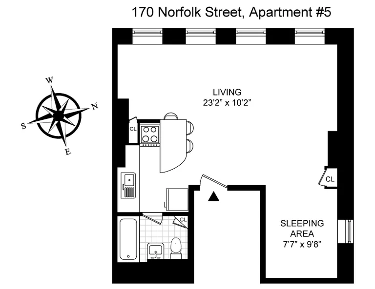 170 Norfolk Street, 5 | floorplan | View 4