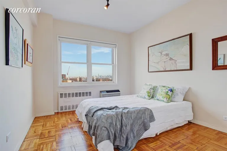 New York City Real Estate | View 10 Plaza Street East, 10F | Light and lovely bedroom... | View 3