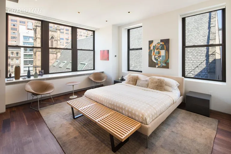 New York City Real Estate | View 345 West 13th Street, PH6B | Corner Master Bedroom Suite | View 5